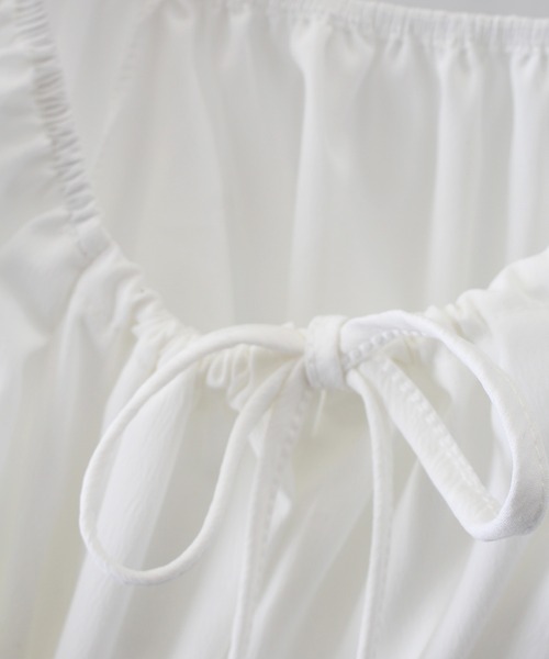 SpRay（スプレイ）の「シャーリングパフブラウス（シャツ/ブラウス・レディース・アイボリー/ブラック/ホワイト・FREE）」の18枚目の写真