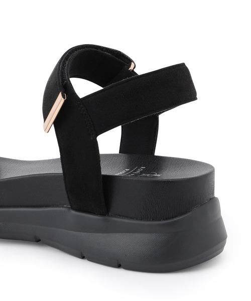 ROPE' PICNIC（ロペピクニック）の「ワニカンベルクロスニーカーサンダル（サンダル・レディース・ブラック/ベージュ/ブルー系その他2/ベージュ系その他・L/M/S）」の5枚目の写真