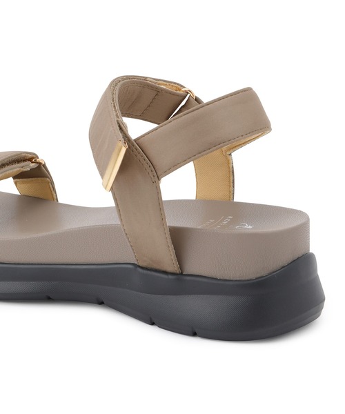 ROPE' PICNIC（ロペピクニック）の「ワニカンベルクロスニーカーサンダル（サンダル・レディース・ブラック/ベージュ/ブルー系その他2/ベージュ系その他・L/M/S）」の19枚目の写真