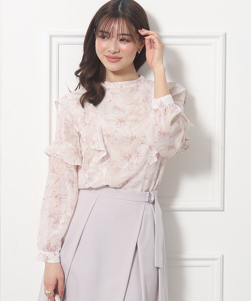 marble ゴシックフリルブラウス マーブル MARBLEセットアップ ゴシック