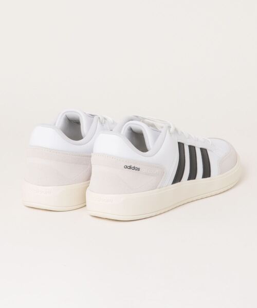 adidas(アディダス)の「【adidas】 ALL COURT M(スニーカー・メンズ・ホワイト×ブラック・26.0cm/26.5cm/27.0cm/27.5cm/28.0cm/29.0cm)」の2枚目の写真