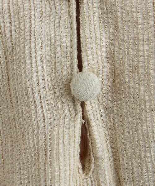 coen（コーエン）の「クレープボリュームバンドカラーブラウス（シャツ/ブラウス・レディース・ライトブルー/ブラック/ベージュ/オフホワイト・M/L）」の12枚目の写真