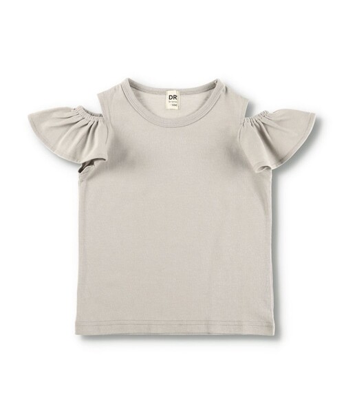 DRC branshes(ディーアールシーブランシェス)の「【WEB限定/DRC/やわらか天竺】肩あきフリル半袖Tシャツ(Tシャツ/カットソー・キッズ・その他4/ブラック/その他3/その他2/その他1/ライトグリーン/グレイッシュベージュ/ピンク・90/130/120/100/110/150/140)」の14枚目の写真