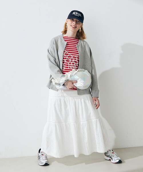 fredy emue(フレディエミュ)の「ソフトパテッドシャーリングショルダーバッグ(ショルダーバッグ・レディース・ブロンズ/ホワイト系その他2/ブラック・FREE)」の13枚目の写真