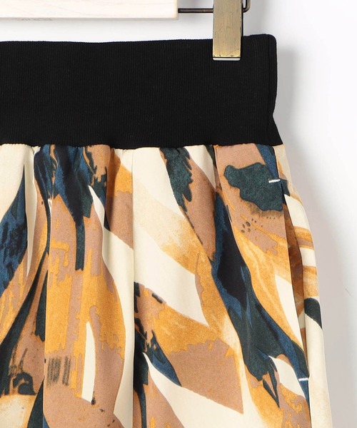 NICOLE white（ニコルホワイト）の「柄デシン ウエストリブ フレアスカート（スカート・レディース・その他4/その他1/その他2/その他3/その他5・FREE）」の13枚目の写真