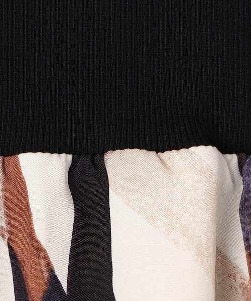 NICOLE white（ニコルホワイト）の「柄デシン ウエストリブ フレアスカート（スカート・レディース・その他4/その他1/その他2/その他3/その他5・FREE）」の18枚目の写真