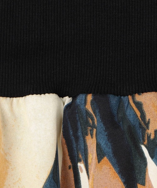 NICOLE white（ニコルホワイト）の「柄デシン ウエストリブ フレアスカート（スカート・レディース・その他4/その他1/その他2/その他3/その他5・FREE）」の19枚目の写真