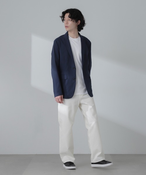 NANO universe（ナノユニバース）の「3D LABO ハイストレッチジャケット(セットアップ可)（テーラードジャケット・メンズ・ブラック/ネイビー/カーキ・L/M/S）」の9枚目の写真