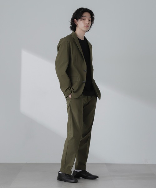 NANO universe（ナノユニバース）の「3D LABO ハイストレッチジャケット(セットアップ可)（テーラードジャケット・メンズ・ブラック/ネイビー/カーキ・L/M/S）」の15枚目の写真