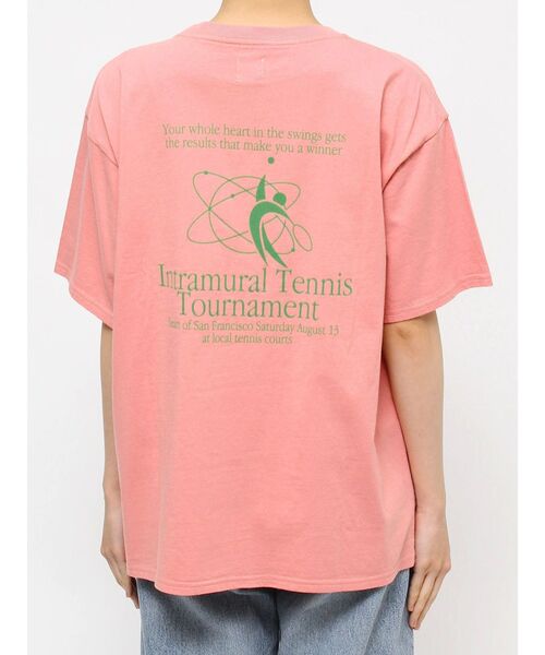 Ungrid（アングリッド）の「バックロゴプリントTee（Tシャツ/カットソー・レディース・ネイビー/ピンク/オフホワイト・FREE）」の15枚目の写真