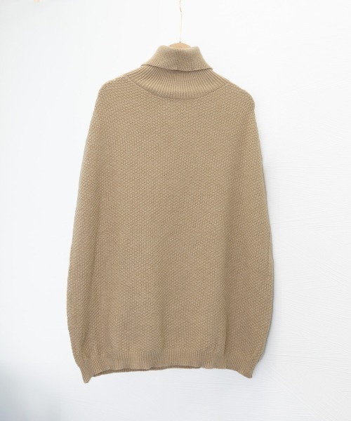 Miniministore(ミニミニストア)の「ニットベスト ジレ タートルネック重ね着(ベスト・レディース・ライトブラウン/ブラック/ライトベージュ/レッド・FREE)」の19枚目の写真