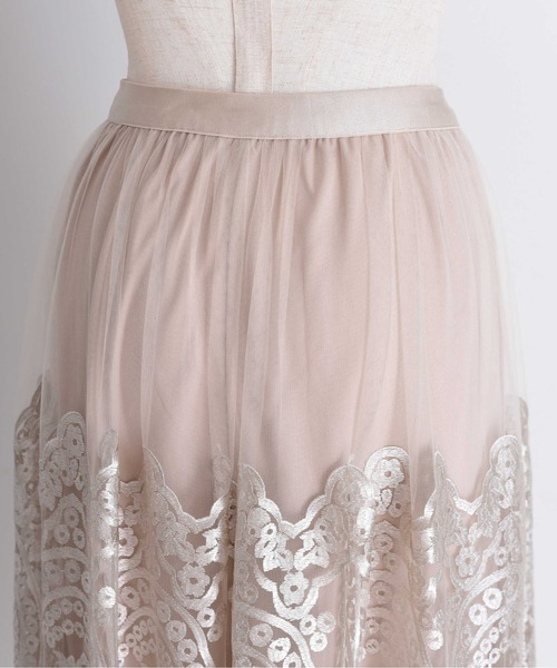 エンブロレーススカート(スカート)|Eimee Law(エイミーロウ) エンブロレーススカート(スカート)|Eimee Law(エイミーロウ)