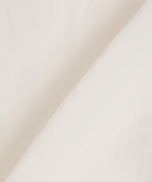 GLACIER lusso（グラシアルッソ）の「６分袖フリルネックブラウス（シャツ/ブラウス・レディース・アイボリー/ライトブルー/チャコールグレー/ベージュ・S/M/L/LL）」の21枚目の写真