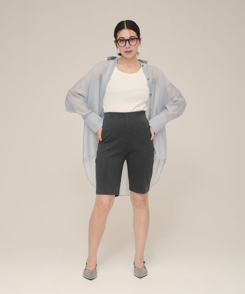 eL(エル)の「【eL】Cutsew Bermuda Pants/113341(その他パンツ・レディース・ブラック/グレー・FREE)」の21枚目の写真
