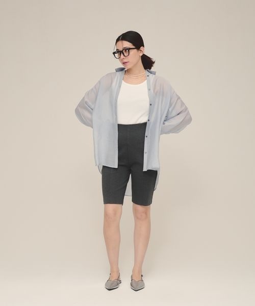 eL(エル)の「【eL】Cutsew Bermuda Pants/113341(その他パンツ・レディース・ブラック/グレー・FREE)」の14枚目の写真