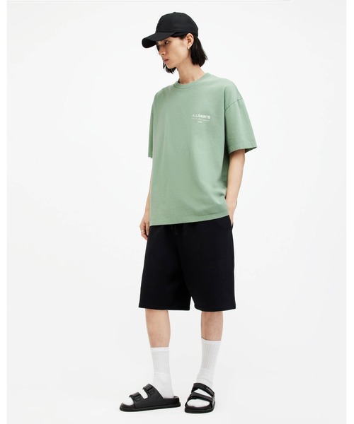 ALLSAINTS(オールセインツ)の「ACCESS OVERSIZED CREW NECK T-SHIRT | ACCESS オーバーサイズ クルー ネック Tシャツ(Tシャツ/カットソー・メンズ・グリーン系その他・S/M/L/XS/XL)」の5枚目の写真