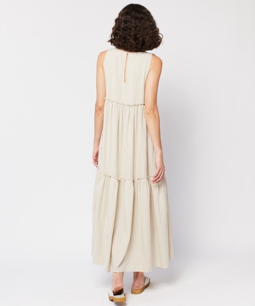 BOBO CHOSES（ボボショーズ）の「Vertical multi striped strap dress（ワンピース・レディース・オフホワイト・S/M/XS）」の5枚目の写真