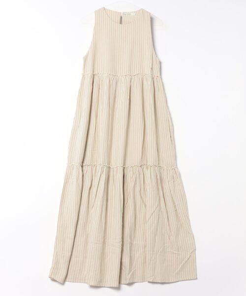 BOBO CHOSES（ボボショーズ）の「Vertical multi striped strap dress（ワンピース・レディース・オフホワイト・S/M/XS）」の7枚目の写真
