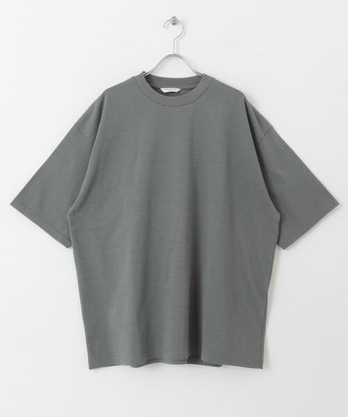 URBAN RESEARCH DOORS(アーバンリサーチドアーズ)の「ミジンボーダーショートスリーブTシャツ(Tシャツ/カットソー・メンズ・ホワイト系その他/グレー系その他/ブラック系その他・LARGE/MEDIUM)」の16枚目の写真