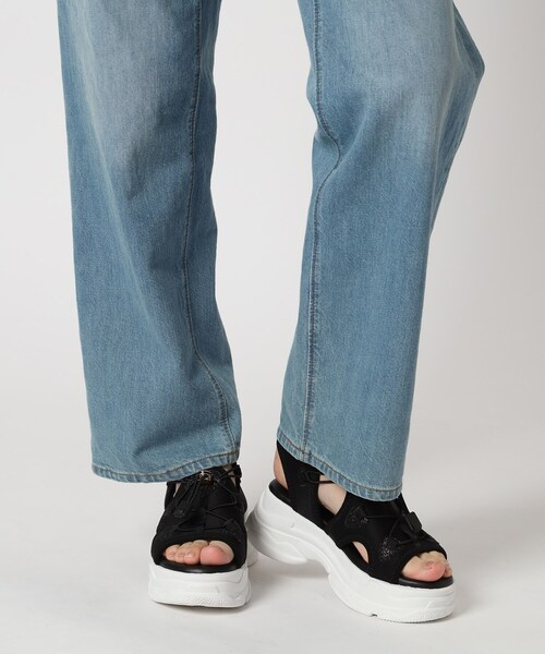 ESPERANZA（エスペランサ）の「ラメレーススニーカーサンダル 24SS（サンダル・レディース・ブラック系2・S/M/L/LL）」の20枚目の写真
