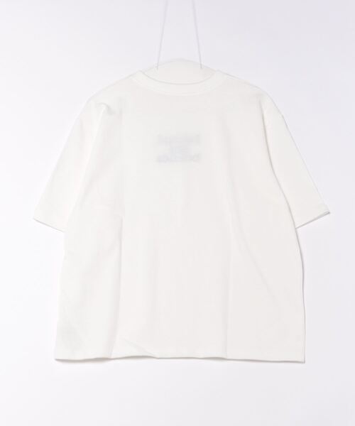 reca（レカ）の「刺繍ロゴＴシャツ（Tシャツ/カットソー・レディース・オフホワイト/チャコールグレー・FREE）」の3枚目の写真