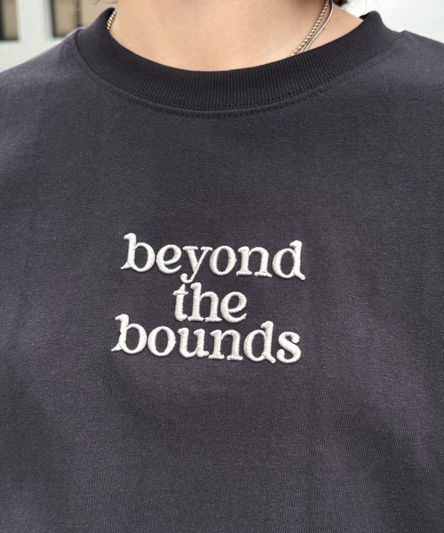 reca（レカ）の「刺繍ロゴＴシャツ（Tシャツ/カットソー・レディース・オフホワイト/チャコールグレー・FREE）」の9枚目の写真