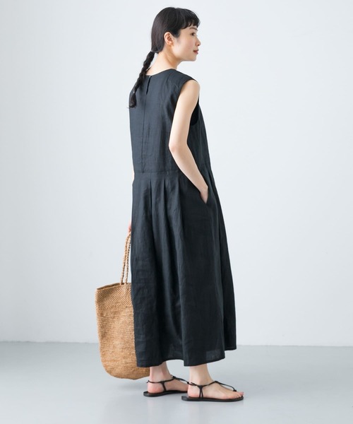 かぐれ（カグレ）の「リネンタックワンピース（ワンピース）」 - WEAR