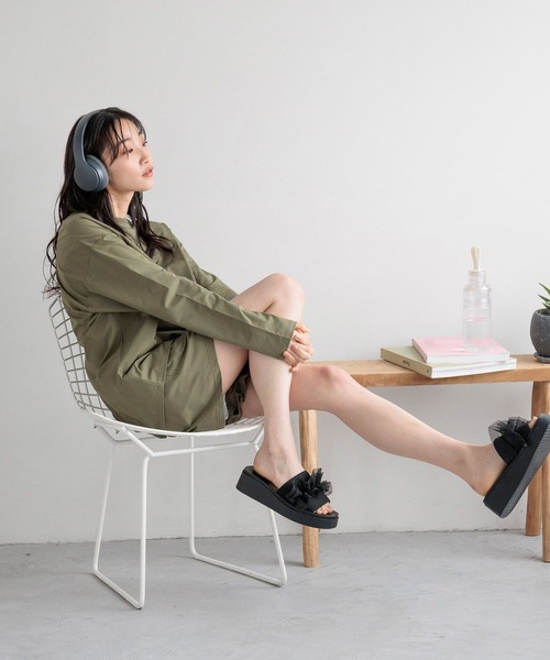 LOWRYS FARM（ローリーズファーム）の「オーシャンパシフィック／ラッシュスリット　108710（ラッシュガード・レディース・カーキ/ブラック・FREE）」の6枚目の写真