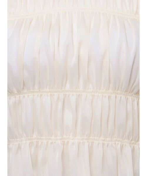 MURUA（ムルーア）の「ノースリシャーリングブラウス（シャツ/ブラウス・レディース・ライトグリーン/アイボリー/ブラック・FREE）」の16枚目の写真