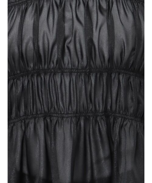 MURUA（ムルーア）の「ノースリシャーリングブラウス（シャツ/ブラウス・レディース・ライトグリーン/アイボリー/ブラック・FREE）」の9枚目の写真