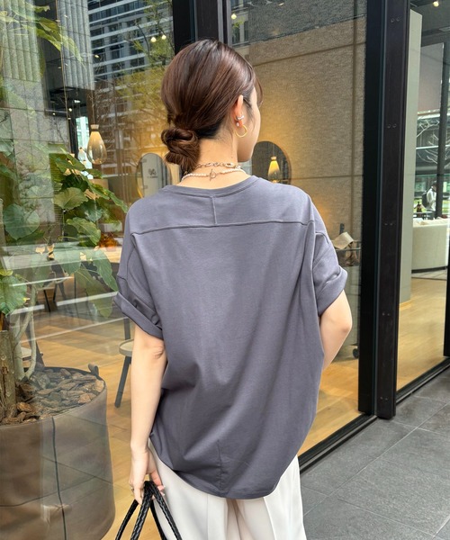 DouDou（ドゥドゥ）の「ワイドフォトプリントTEE（Tシャツ