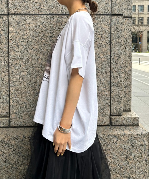 DOUDOU ワイドフォトTEE 未着用　最終お値下げ☆ DOUDOU ワイドフォトTEE 未着用 最終お値下げ☆