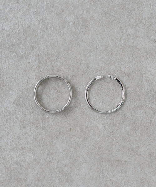 BEARDSLEY(ビアズリー)の「ネコセットリング(リング・レディース・シルバー・FREE)」の3枚目の写真