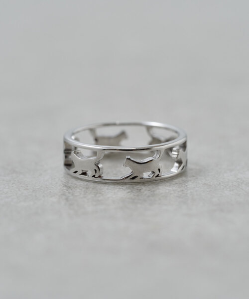 BEARDSLEY(ビアズリー)の「ネコセットリング(リング・レディース・シルバー・FREE)」の4枚目の写真