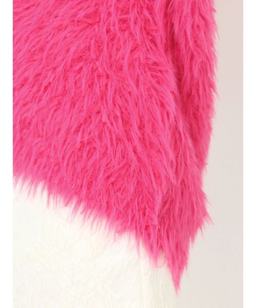 MERCURYDUO（マーキュリーデュオ）の「MIXヤーンニットチュニック（ニット/セーター・レディース・ブラック/オフホワイト/ピンク/ライトグレー・FREE）」の10枚目の写真