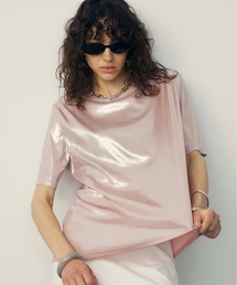 Metallic Over T-shirt / メタリックオーバーTシャツ【uyu./ウユ】