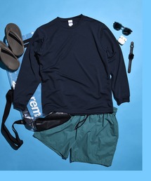 CALIFORNIA OUTFITTERS（カリフォルニア アウトフィッターズ）の「STD-4D4 【水陸両用】DRY RUSH TEE  吸汗速乾 UVカットラッシュTee 長袖（ラッシュガード・レディース）」