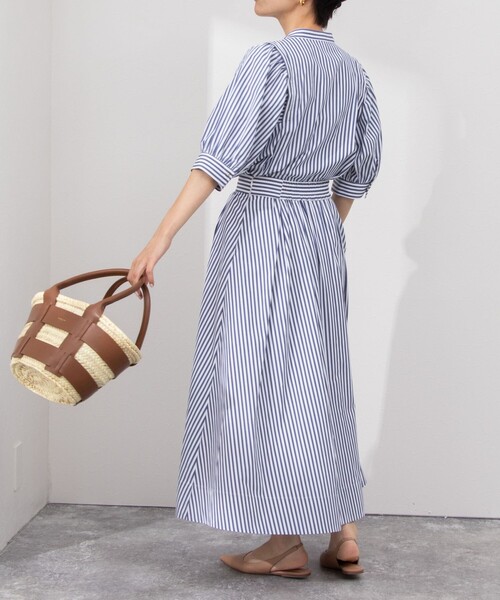 NOLLEY’S（ノーリーズ）の「《セットアップ対応》タック＆ギャザースカート（スカート・レディース・ホワイト/ホワイト系その他4/ネイビー・38/36）」の12枚目の写真