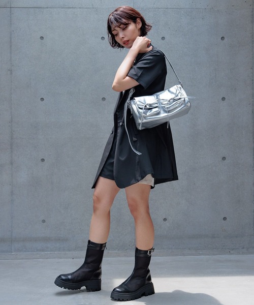 PAGEBOY(ページボーイ)の「メッシュブーツ(ブーツ・レディース・ブラック・MEDIUM/LARGE)」の2枚目の写真