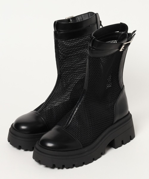 PAGEBOY(ページボーイ)の「メッシュブーツ(ブーツ・レディース・ブラック・MEDIUM/LARGE)」の7枚目の写真