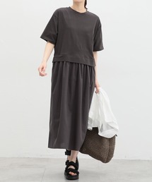 レイヤード風ワンピース