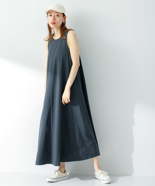 URBAN RESEARCH Sonny Label（アーバンリサーチサニーレーベル）の「Aラインカットワンピース（ワンピース・レディース・ネイビー/レッド/ブラック・FREE）」の8枚目の写真
