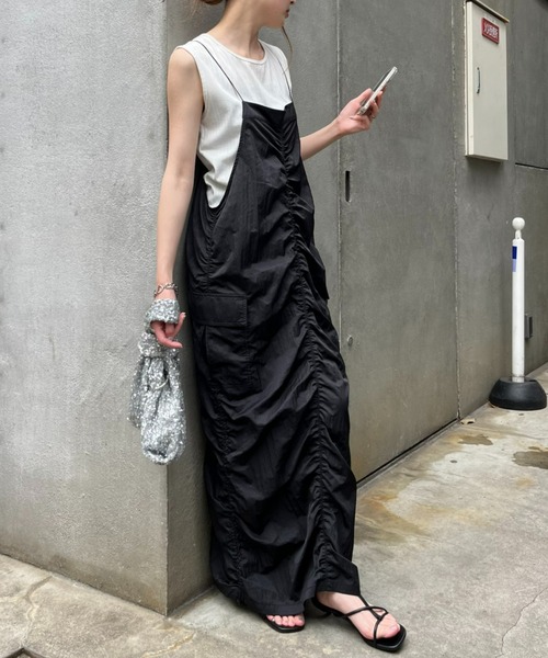 CIAOPANIC TYPY（チャオパニックティピー）の「光沢ナイロンギャザー