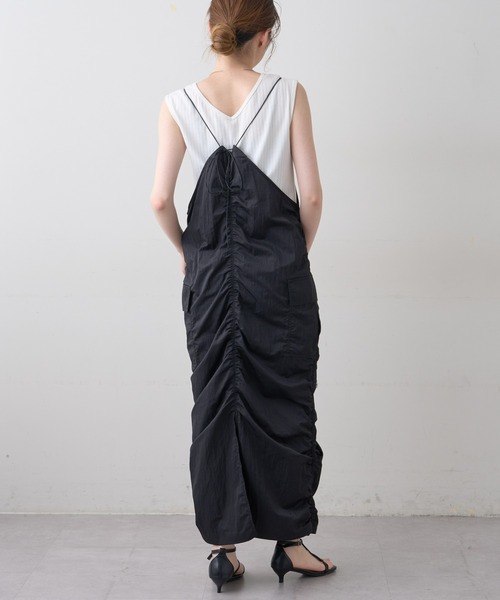 CIAOPANIC TYPY（チャオパニックティピー）の「光沢ナイロンギャザー