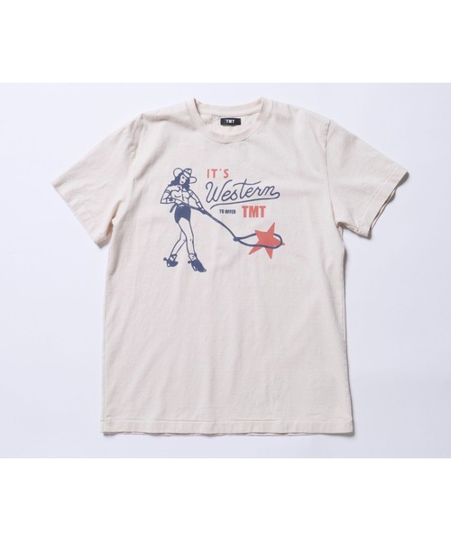 DRY COTTON JERSEY S/STEE(WESTERN GIRL)(Tシャツ/カットソー)|TMT(ティーエムティー)