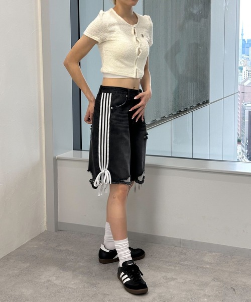 MAGPIEROBIN（マグパイロビン）の「MAGPIE ROBIN／TENDER カーディガン（カーディガン/ボレロ・レディース・ブラック/ライトブルー/アイボリー・FREE）」の12枚目の写真