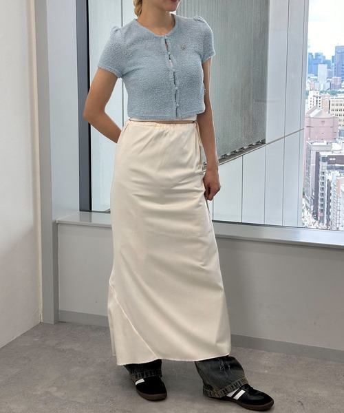 MAGPIEROBIN（マグパイロビン）の「MAGPIE ROBIN／TENDER カーディガン（カーディガン/ボレロ・レディース・ブラック/ライトブルー/アイボリー・FREE）」の5枚目の写真