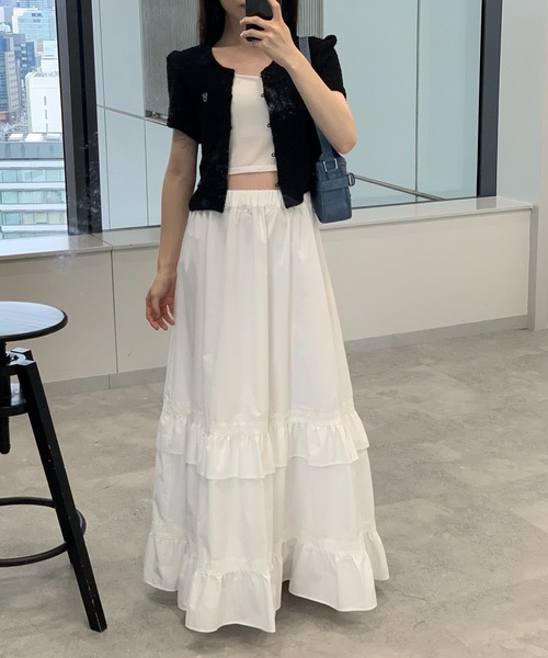 MAGPIEROBIN（マグパイロビン）の「MAGPIE ROBIN／TENDER カーディガン（カーディガン/ボレロ・レディース・ブラック/ライトブルー/アイボリー・FREE）」の17枚目の写真