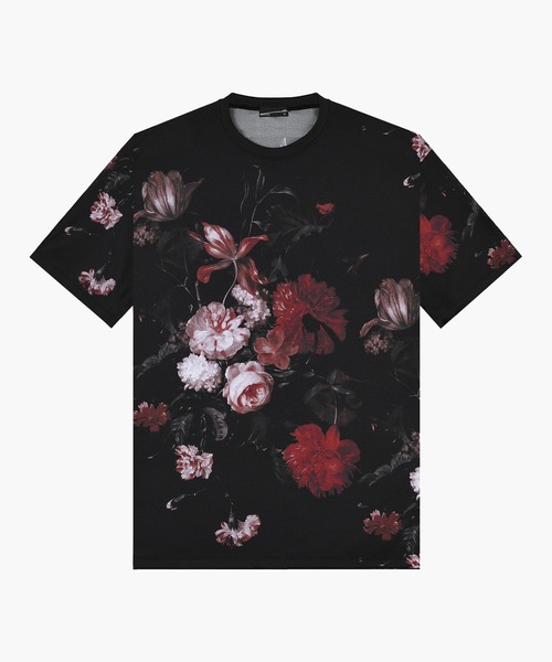 LAD MUSICIAN（ラッドミュージシャン）の「OIL PAINTING FLOWER BIG T-SHIRT（Tシャツ/カットソー・メンズ・レッド/ブルー・44/46/42）」の2枚目の写真