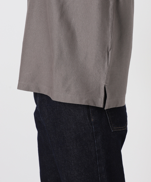 SLOBE IENA（スローブイエナ）の「BASIC BIG TEE -汗ジミ防止-（Tシャツ/カットソー・レディース・ピンク/チャコールグレー/ホワイト/ベージュ・FREE）」の8枚目の写真